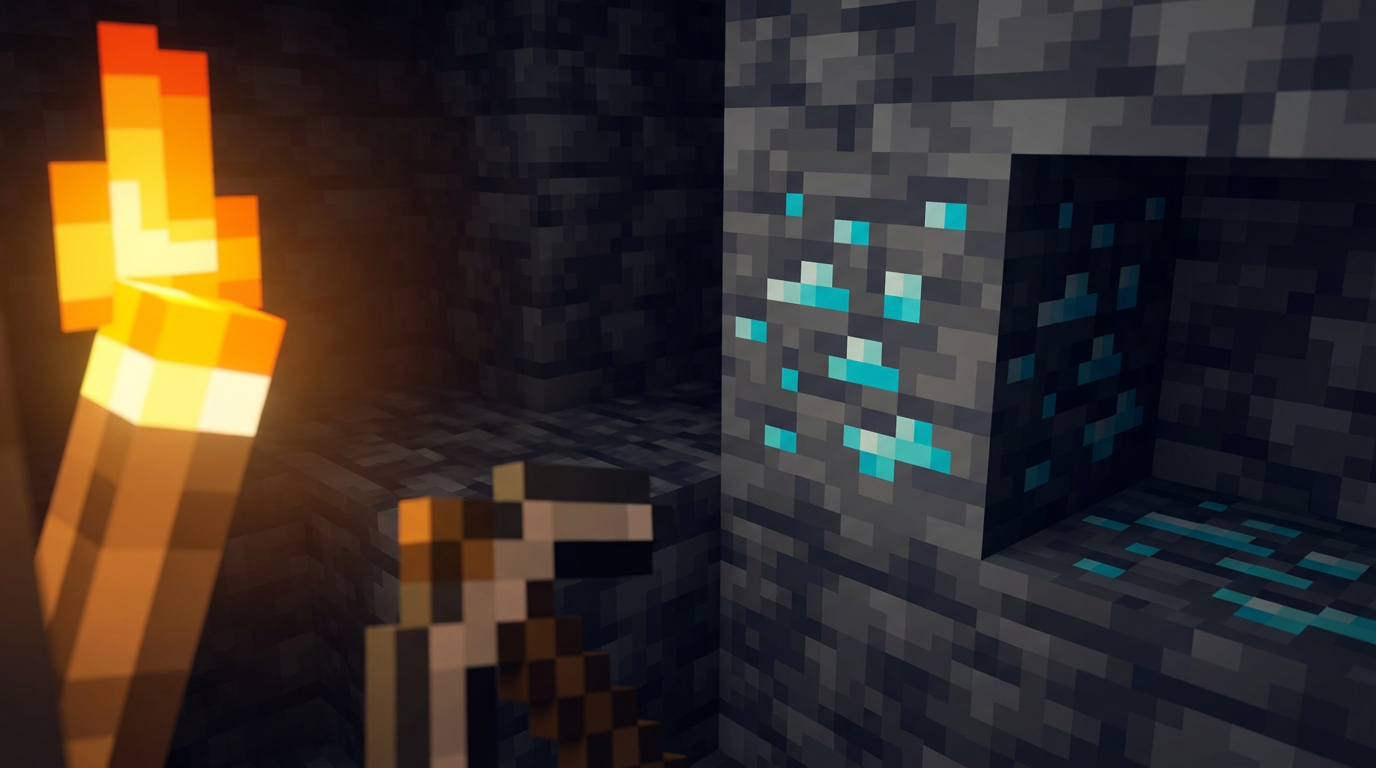 Coordinates UI on Bedrock matching ore finder map position