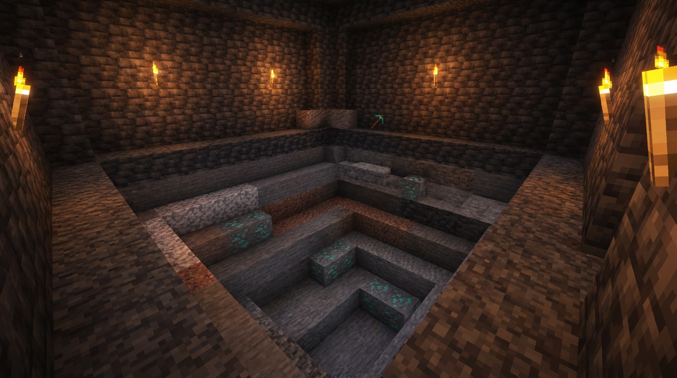 Comparison bars of relative diamond generation rates at several Y depth levels